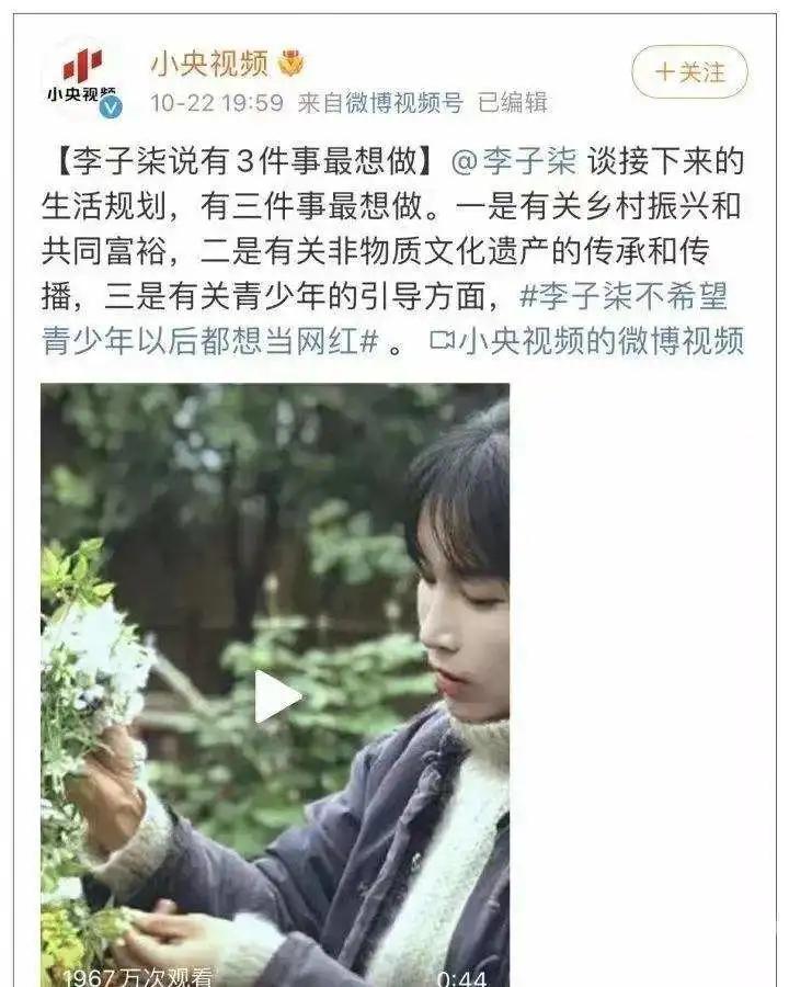 李子柒现象，青少年不应盲目崇拜网红，追求真实梦想之路