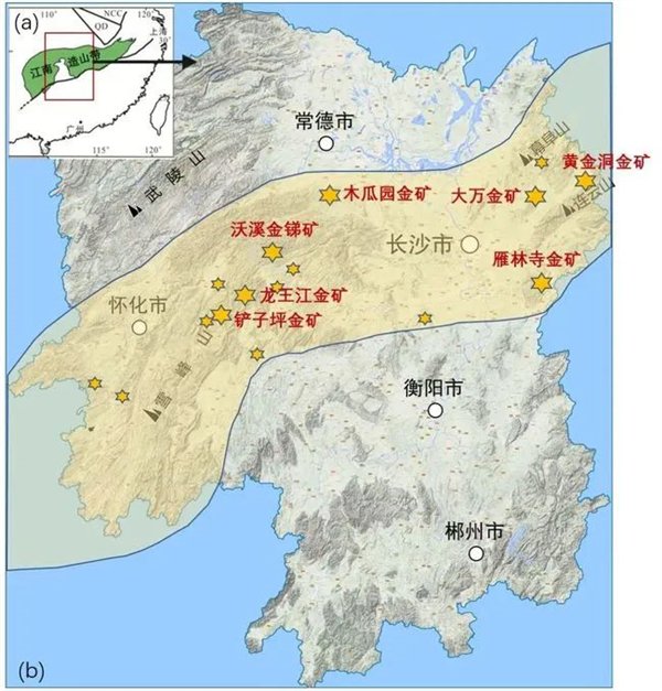 湖南发现金矿潜力巨大，超40条金矿脉被揭示