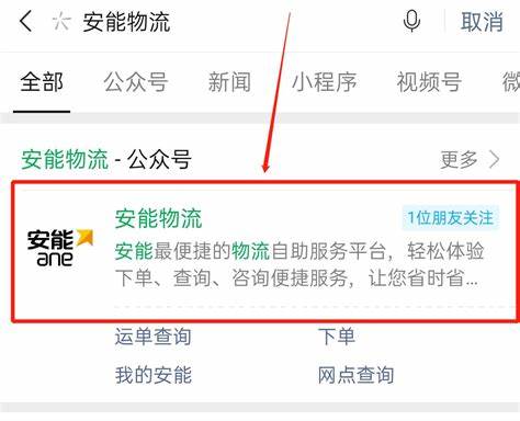 安能查物流单号查询入口，轻松追踪物流信息