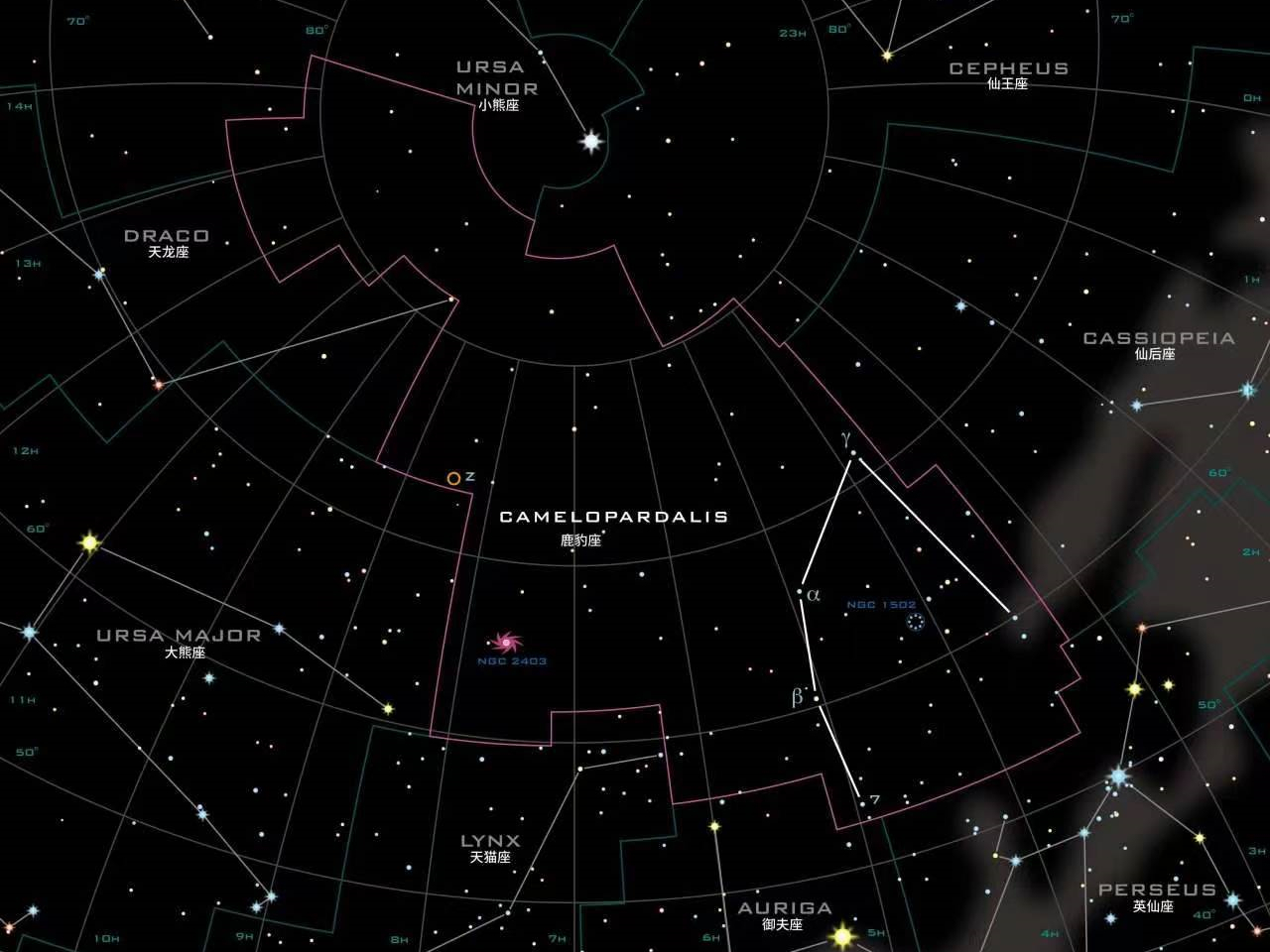 鹿豹座A，揭开星辰奥秘与宇宙神秘面纱之旅