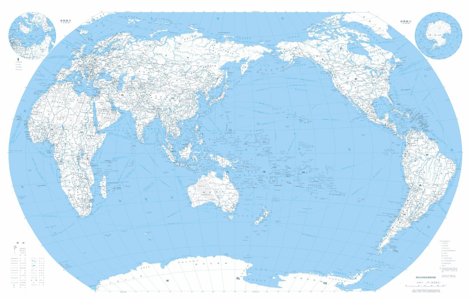 高清世界地图全览，探索可放大的地球奇妙之旅