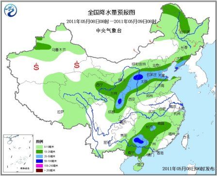 中东部大范围降水天气来袭