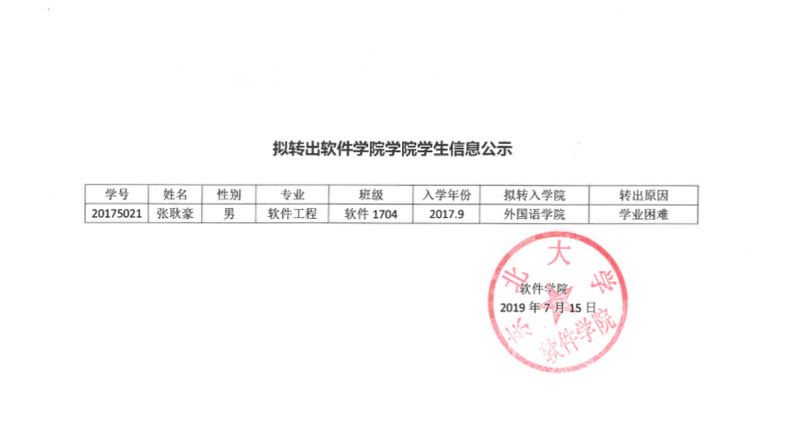 关于公示学生性别变更信息的回应