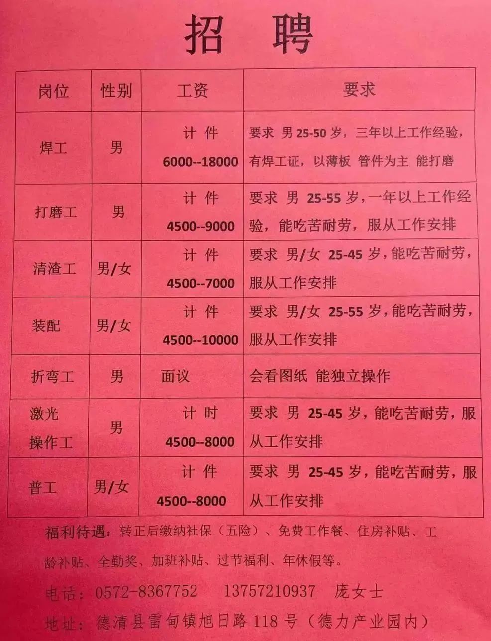 杨付村委会最新招聘启事